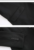 S-7XL Suit New (Blazer+ Vest + Pants) Korean Version of Slim-fit Work Clothes Fashion Business Men Casual Wedding Gentleman Suit