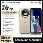 IIIF150 Action A5Pro Phone Android 15 Go Smartphone 12GB RAM 256GB ROM 6.8inch HD+ HAA Display Dual Screen Design 5100mAh Batter
