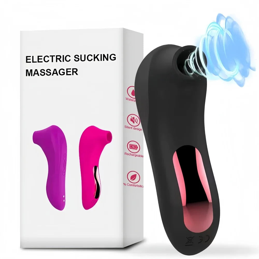 Nipple Teasing Sucking Vibrator Clitoris G-Spot Stimulating Massager Powerful Sucking Oral Sex Female Masturbator Adult Products
