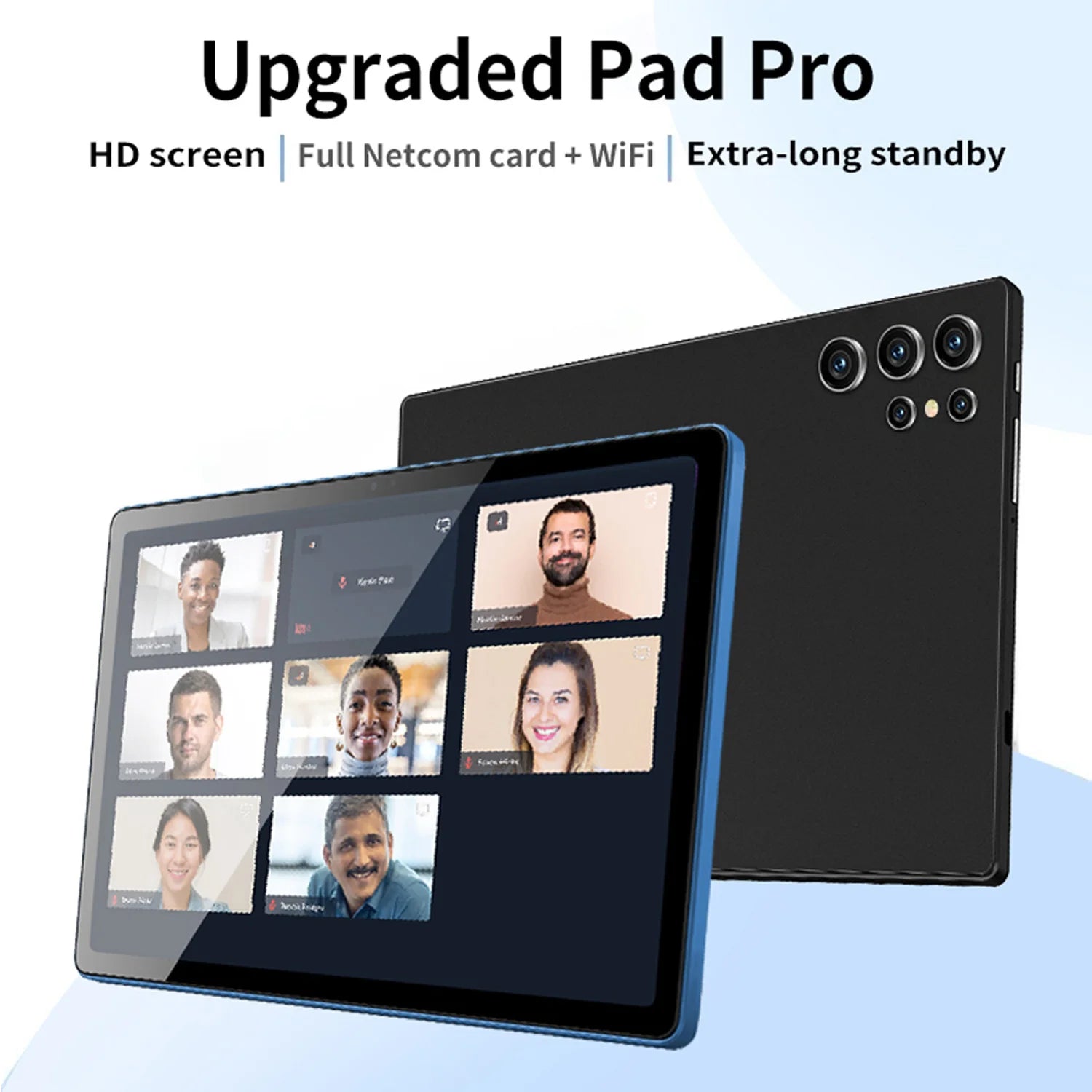 BDF-H39 New Upgraded Version 5G Android Tablets 10.1 Inch Octa Core 6GB+128GB Rom 4G Dual SIM Dual WiFi Education Tablet 6000mAh