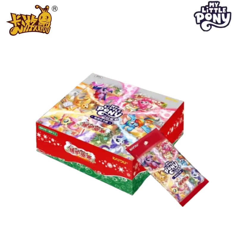 KAYOU Genuine New My Little Pony Friendship Eternal Star Bag 2 Rhythm Moon AR Gilded Decoration OR Collection Card Gift
