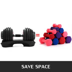 SIHAO Adjustable 52.5lbs Dumbbell Fitness Equipment Training Arm Muscles Dumbbell Free Shipping Adjustable Bumbbell