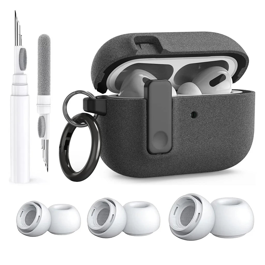 For AirPods Pro 2 Case Cover with Cleaner Kit,Shockproof Protective Case for Apple AirPod Pro 2nd 1st Generation Case