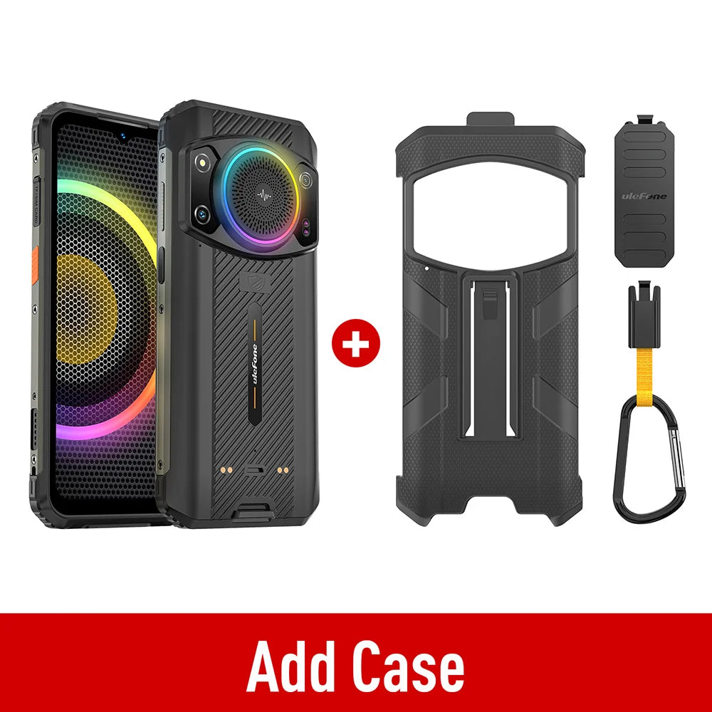 Ulefone Armor 21 Smartphone, G99 Android 15, 16GB RAM, 256GB ROM, Rugged Phone, 64MP, 9600mAh, Mobile phone, Global