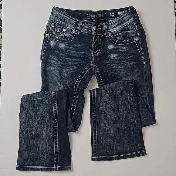 Low Waist Diamond Embroidery Slim Fit Harajuku Style Denim Jeans Trendy Streetwear for Hot Girls Cross-Border Fashion