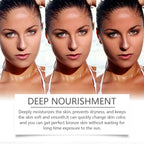 Aloe Vera Tanning Serum/Oil Face Body Bronzing & Sun Tan Lotion Natural Tanning Accelerator Cream for Sunbeds & Outdoor Sun