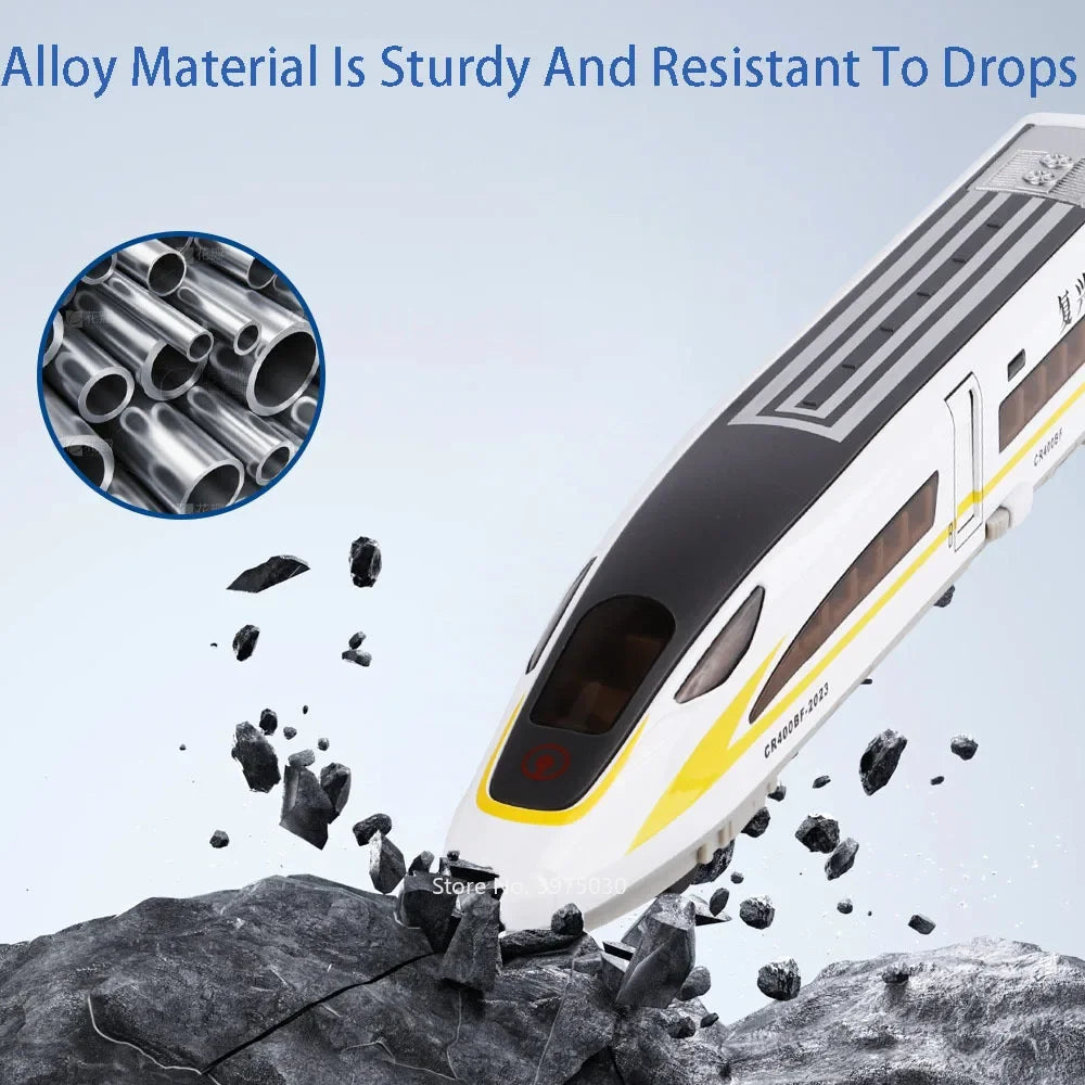 1:60 Scale FuXing High-speed Railway Toy Car Model Sound Light Remote Control Electric Simulation Train Models Ornaments Gifts