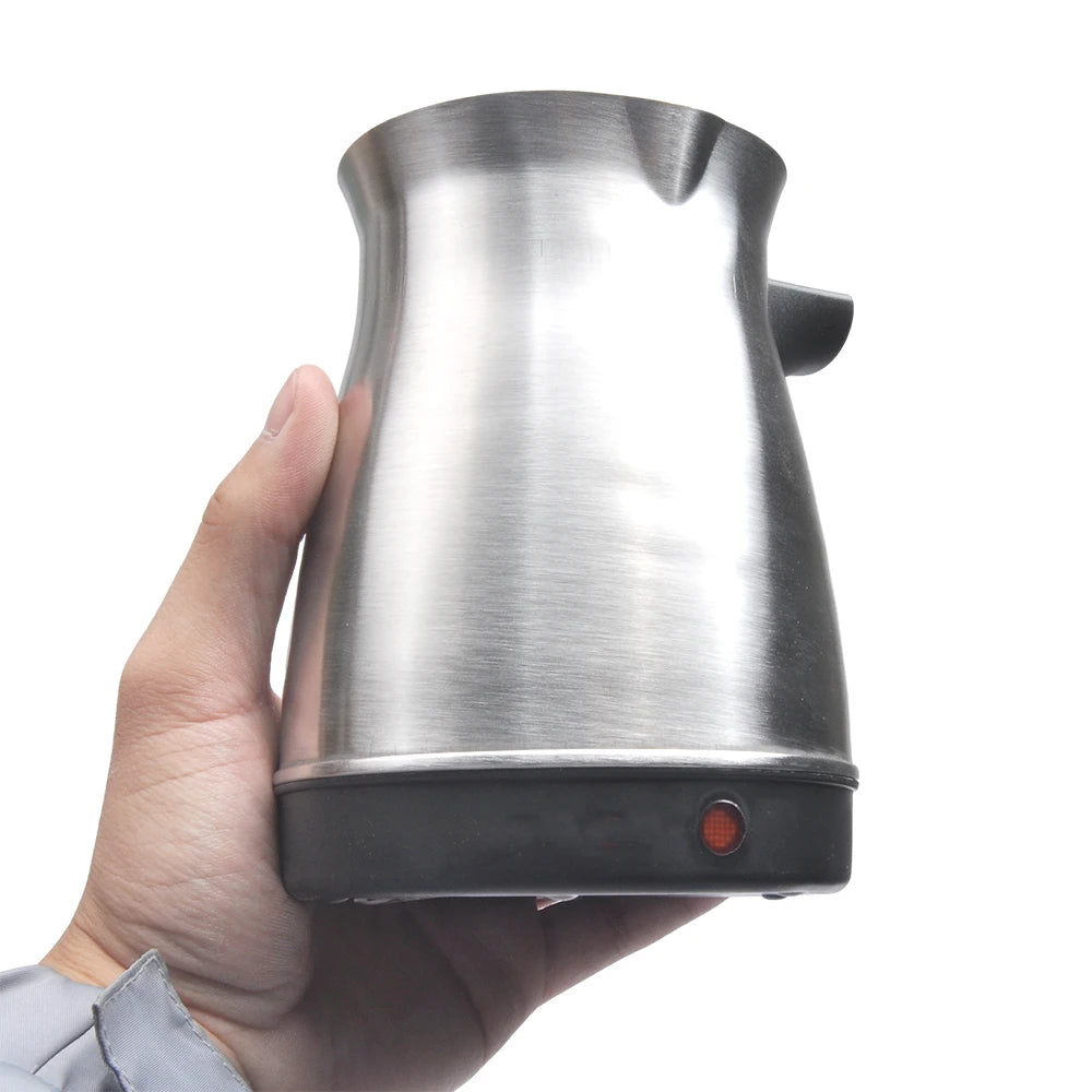 500ML Turkish Electric Kettle Portable Stainless Steel Teapot Water Boiler 220V Home Tea Pot Coffee Maker Machine 5 Cup 주전자 전기포트