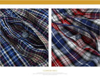 High Quality Brand 4-Pack Men's Boxer Shorts Woven Cotton 100% Classic Plaid Combed Male Underpant Loose Breathable Oversize
