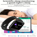 Smart Watch Sport Wristband Fitness Monitoring Track Heart Rate Call and Message Remind Men Smartwatch Woman 116 Plus Clock D13
