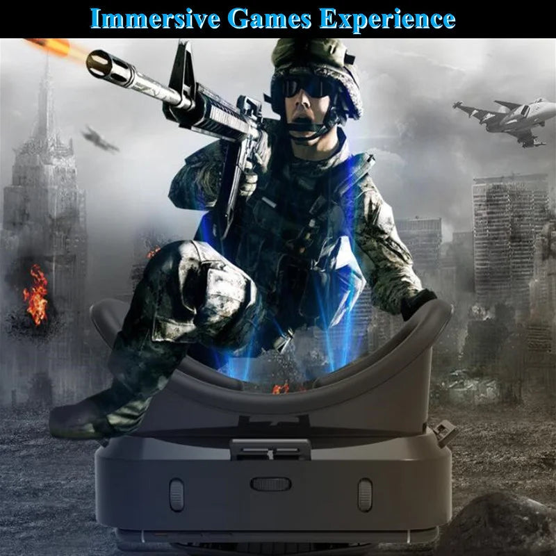 Shinecon Viar Virtual Reality VR Glasses Headset 3D Device Helmet Goggles Lenses For Smartphone Smart Phone Game Cell Mobile Set