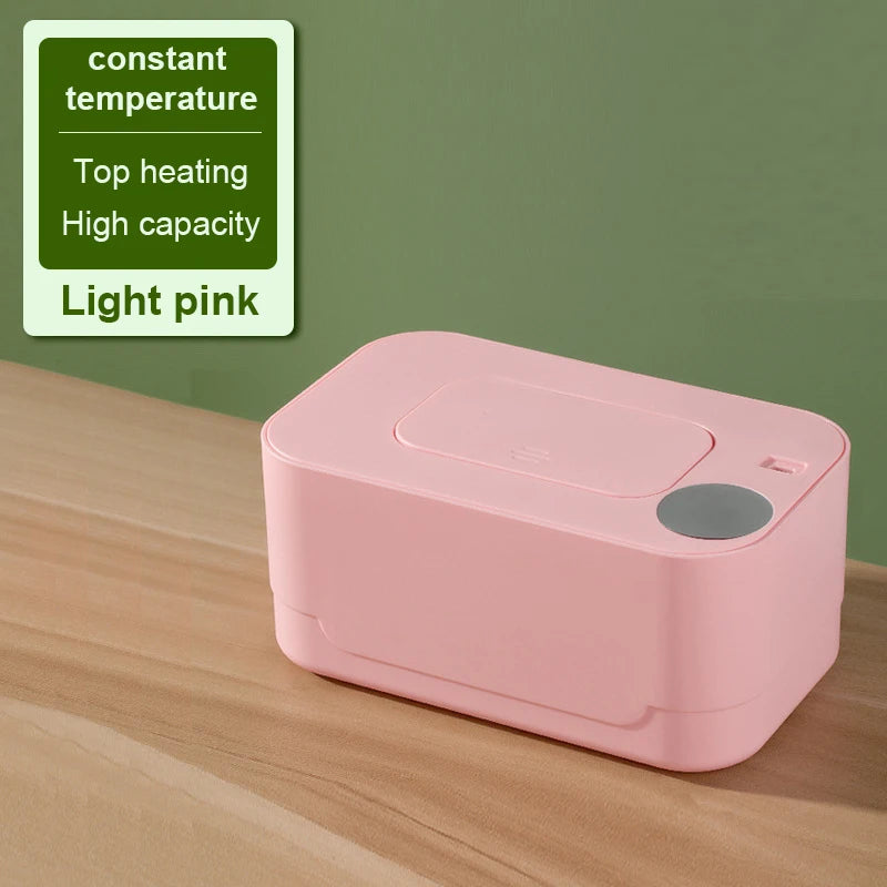 Baby Wipes Heater Wet Towel Dispenser Thermostat Warmer Tissue Paper Case Napkin Electric Heating Insulation Storage Box Holder