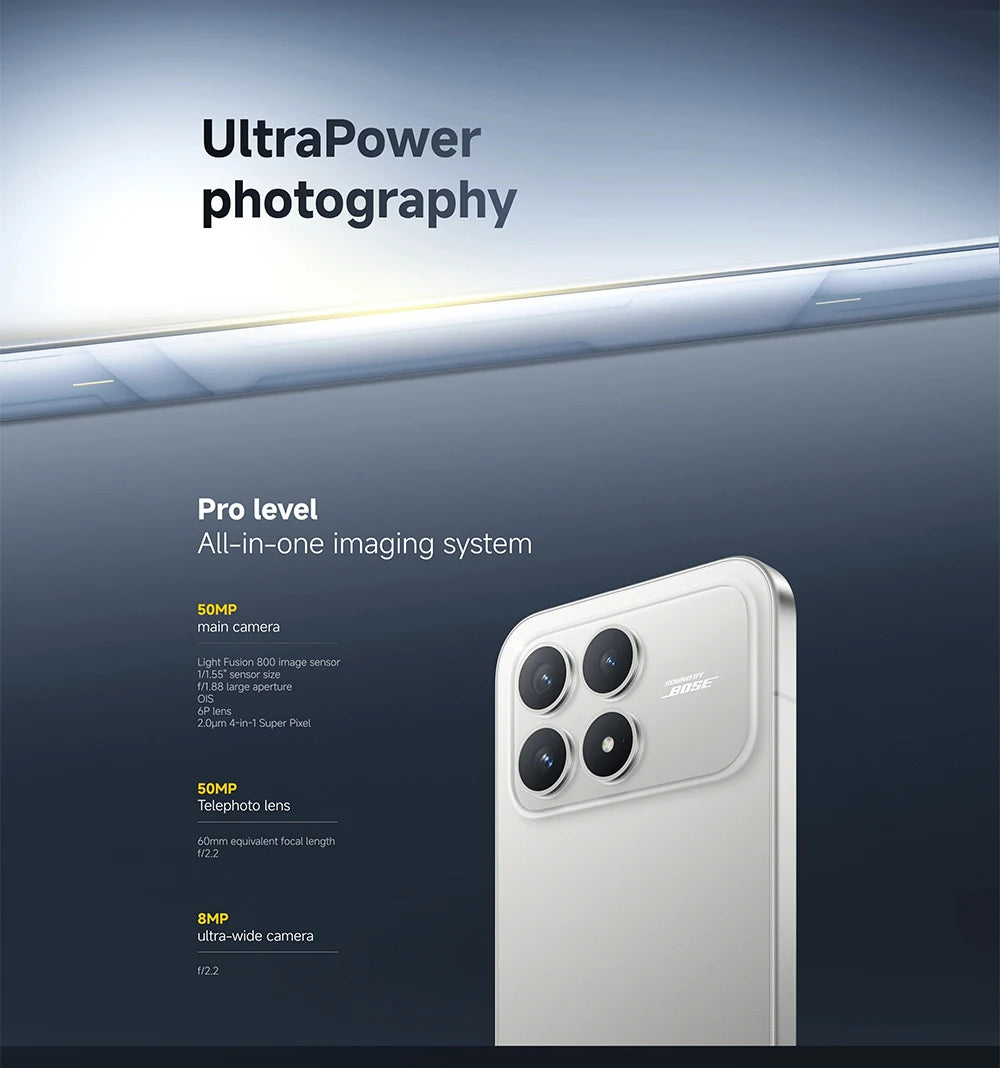 Global Version POCO F8 Pro 5G smartphone 5G 6.59" Snapdragon® 8 Elite Mobile Platform 6210mAh 100W 50MP camera IP68 NFC XIaomi