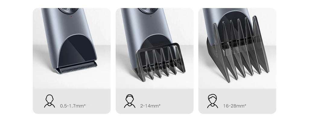 MIJIA Hair Clipper 2 Cutting Machine Trimmer Professional Clippers Titanium Alloy Blade Rechargeable Barber Shaver Cutter