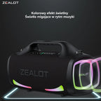 ZEALOT S79 Bluetooth Speaker 100W Portable Subwoofer HiFi Dual Pair Fast Charge 24000mAh Battery