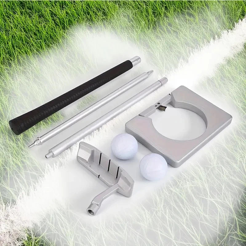 Mini Indoor Putting Green - Potty Putter Game with Putter, Hole Cutter, Putting Cup Office Golf Kit