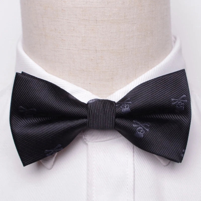 1PCS Bow Ties Butterfly Party Wedding Men Tie Black Adjustable Bowknot Bowtie Classic Butterfly Adult Accessories Business Gift