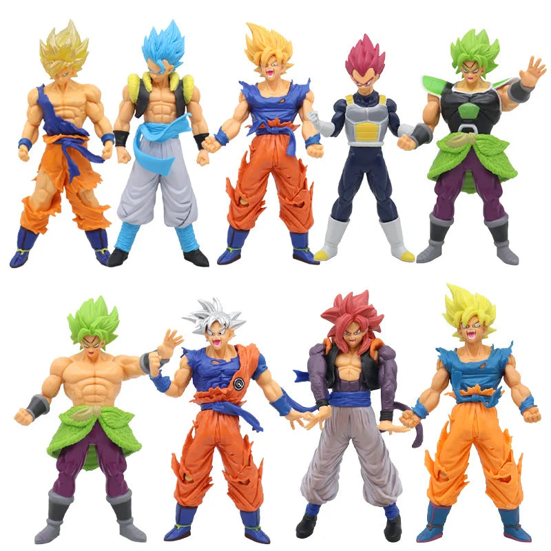 Dragon Ball Z Super Saiyan Anime Figurine Model Gillen Rose Goku Broly Vegeta Ultra Instinct DBZ Action Figures Collection Toy Main image