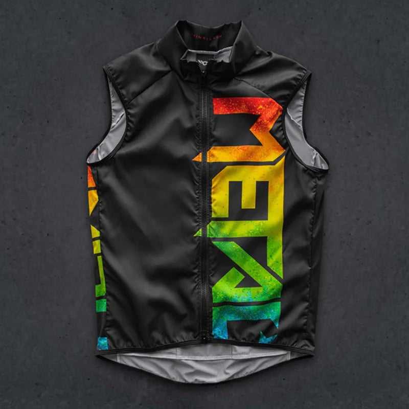 Twin Six Cycling Vest Man Sleeveless Windproof Waterproof Apparel Ropa Ciclismo Top Roadbike Uniform Lightweight Bicycle Maillot