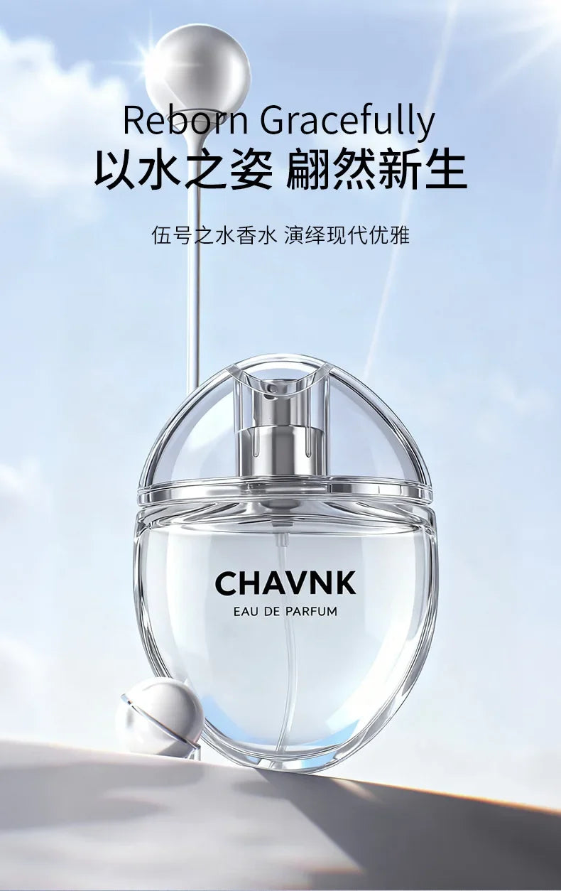 Fresh and Long-lasting Floral Note No.5 Eau De Parfum Vaporisateur Natural Spray 50ML Of Water It Gracefully Reborn Perfume