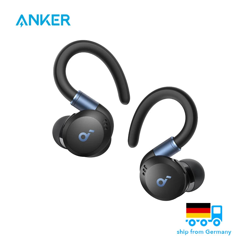 (EU stock)soundcore Anker Sport X20 Wireless Workout headphones Rotatable Extendable Ear Hooks Noise Cancelling Main image