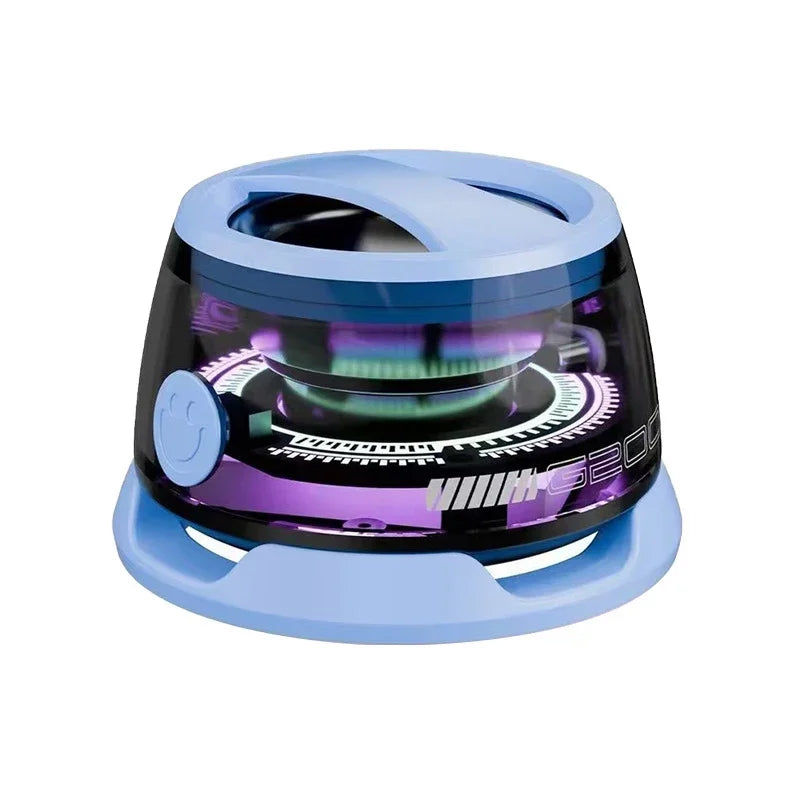 VIKEFON Portable Mini Bluetooth Speaker G200 RGB Lighting Magnetic Speaker BT5.3 Mini Sound Box 7 Hours Playback Phone Holder
