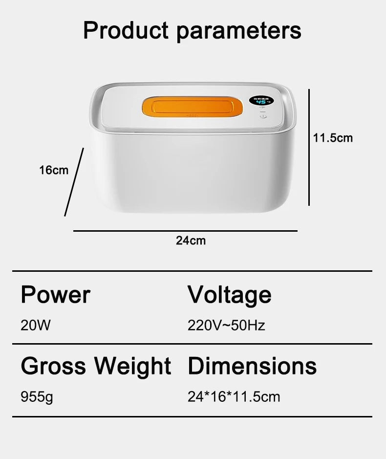Portable Baby Wipes Heater Wet Towel Dispenser Thermostat Warmer Tissue Paper Case Napkin Electric Heating Insulation Display