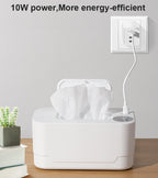 Baby Wipes Heater Wet Towel Dispenser Thermostat Warmer Tissue Paper Case Napkin Electric Heating Insulation Storage Box Holder