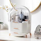 Make Up Organiser Bathroom Large Cosmetic Vanity Case Box 2 Drawers Skincare Storage Home Skin Care Make Up Storage Drawer