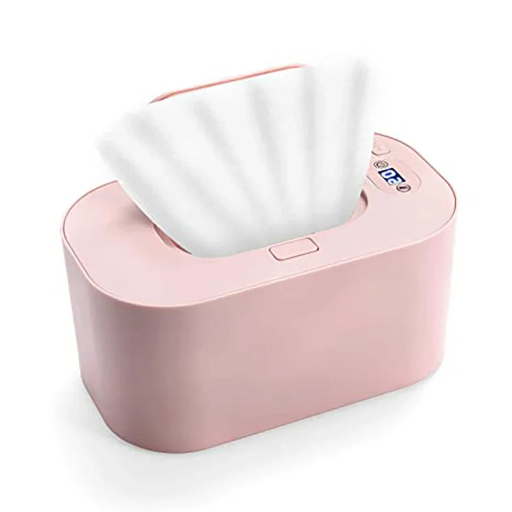 New Baby Wipe Warmer Heater Wet Towel Dispenser Napkin Heating Box Home/Car Use Mini Wipe Warmer Case Disinfecting Wipes Main image