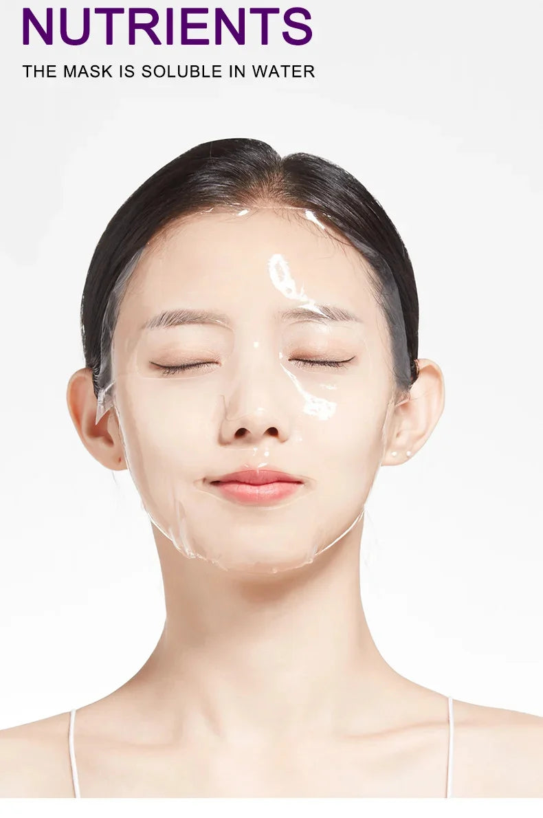 Collagen Anti Wrinkle Facial Mask Anti Aging Fade Fine Lines Firm Skin Moisturizing Brightening Smooth SkinCare Korean Cosmetics
