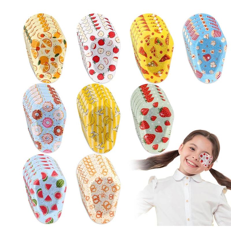 5Pcs Protect Eyesight For Kids Girls Boys Vision Care Hot New Amblyopia Eye Patch Adhesive Eye Patches Medical Sterile Eye Pad