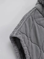 Autumn Winter Women Standing Collar Light weight Sleeveless Cotton Coat Vest Women Pocket Decoration Tank Top