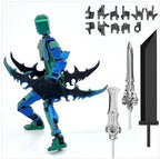 T13 Action Figure 3D Printed Multi-Jointed Movable Titan 13 Lucky Dummy Nova Robot Action Figure Desktop Assembly Completed Gift