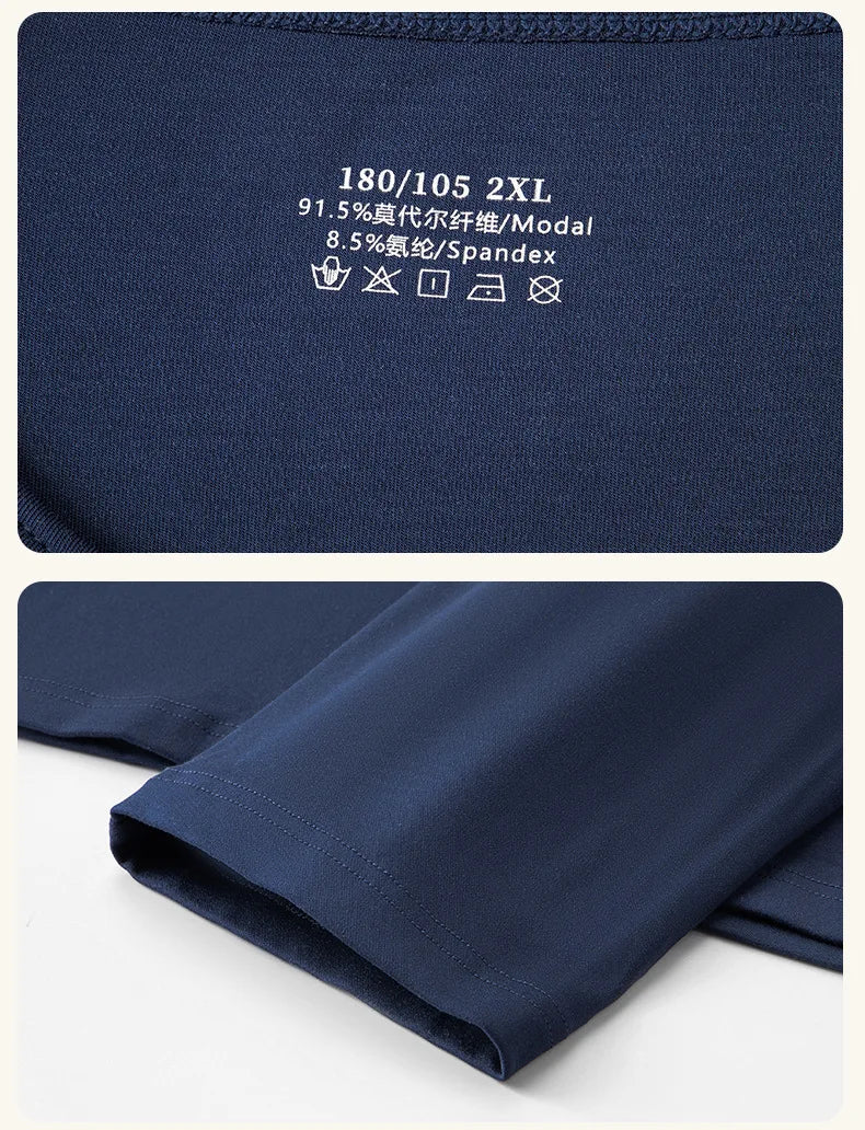 Men Pajamas Set Ultra Fine Tencel Modal Spring and Summer Comfort Loungwear Luxury Men Pajamas
