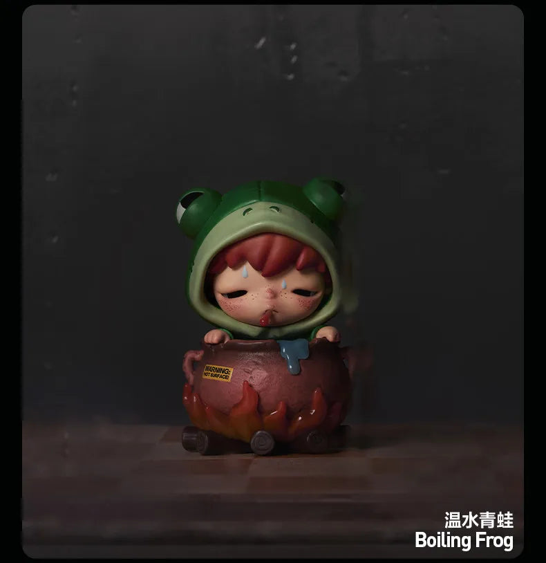 POP MART Hirono TAMED WILDGRASS Series Mystery Box Genuine Blind Box Guess Toys Bag Ornament Figurines Home Decor Desktop Dolls