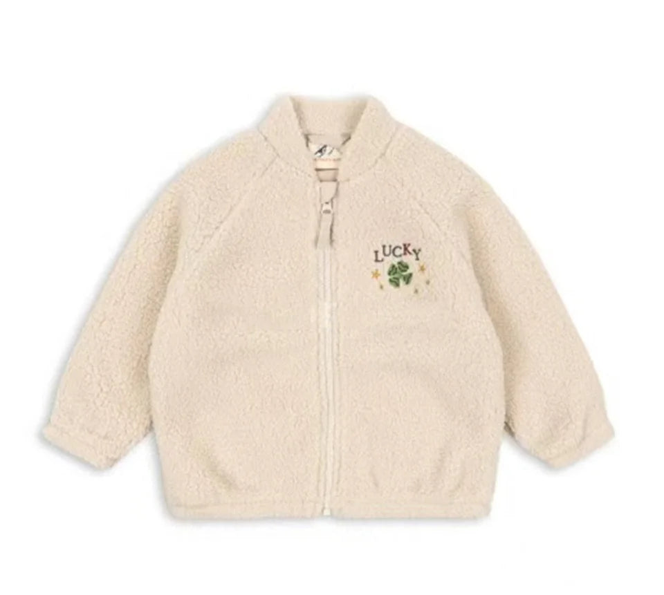 2026 KS Brand Winter Baby Girls Boys Lambswool Cherry Jackets Kids Clothes Boys Sequin Cartoon Outerwear Children's Coats 1-9Yrs