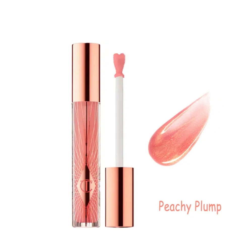 Charlotte Tilbury Lip Gloss Two Color Heart Shape Powder Blusher Highlight Spotlight Brightening Seamless Cosplay Makeup Gifts