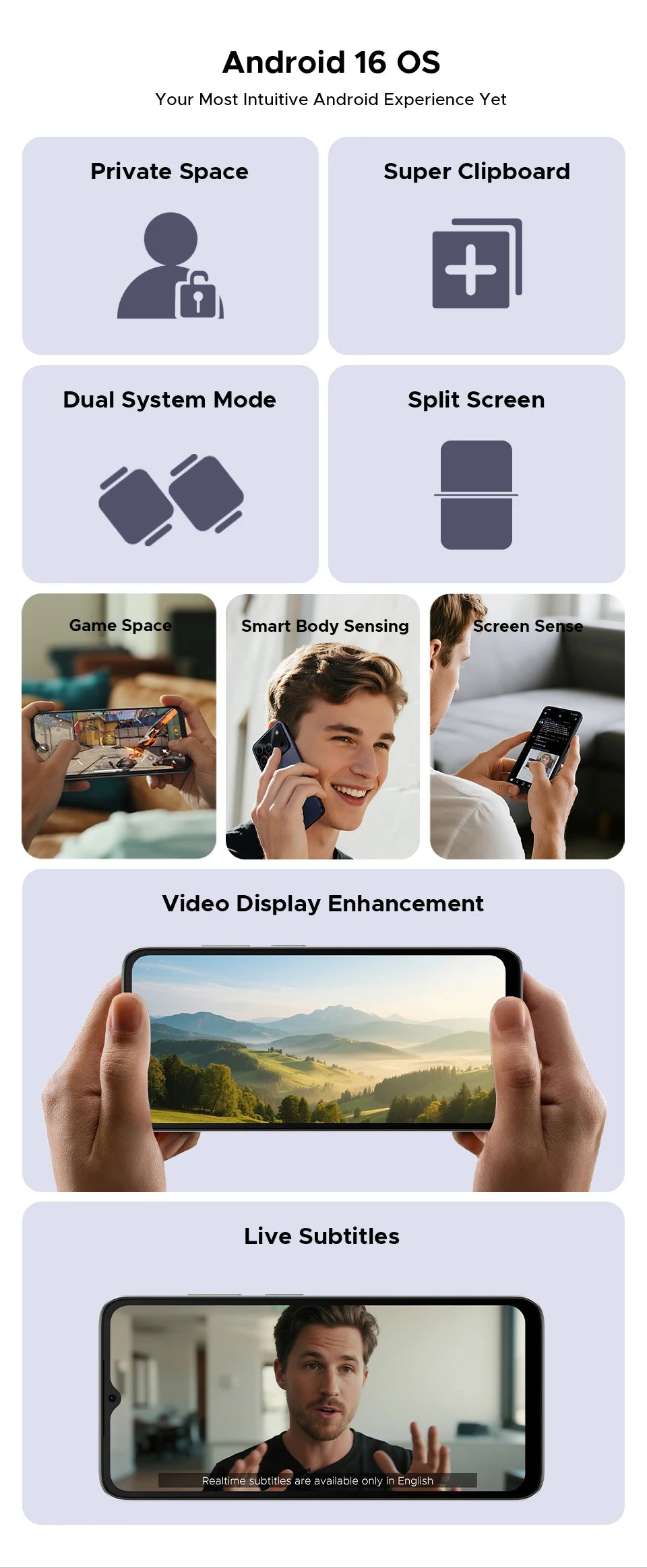 Global Version DOOGEE Note56 Plus Android 16 Smartphone 48GB+256GB 6150mAh Large Battery 6.56'' 90Hz Display 50MP Camera NFC