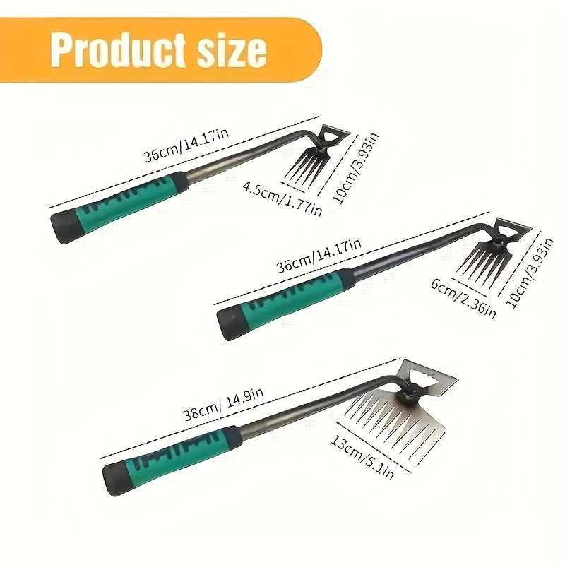 1set Retractable Garden Hoe For Home Use – Multi-Functional Tool For Weeding Digging Popular Gardening Tool Set