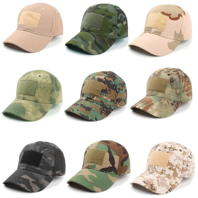 Men Camouflage Baseball Cap Camo Hat Camouflage Outdoor Sports Cap Camo Tactical Cap Hunting Fishing Hat For Men Women
