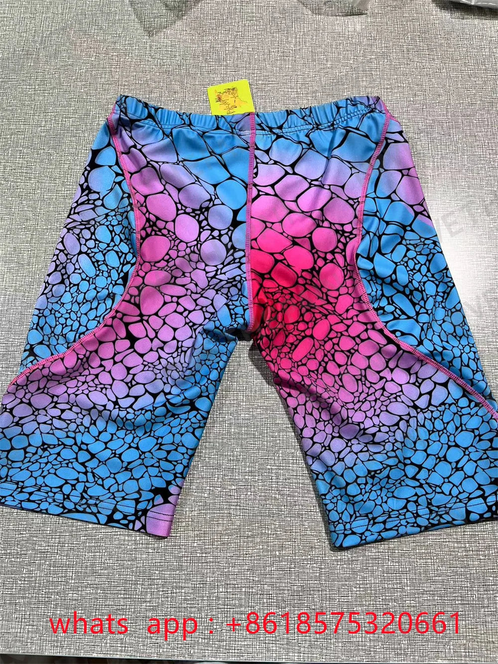 Zootekoi Men Swimwear Training Swim Shorts Beach Trunks Swimming Pants Swimsuit Jammer Summer Sports Surf Pantalones Shorts 2024