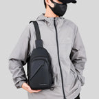Men's Fashionable Casual Chest Bag Outdoor Cycling Waterproof Durable Sports Backpack Trendy Versatile Portable Crossbody Bag