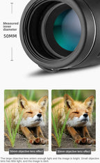DISCOVERY 40x60 Monocular Telescope with Smartphone Holder & Tripod, High Power BAK4 Prism Lens Monocular For Hunting Camping