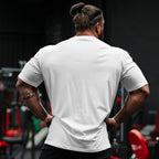 SILVERBACK Loose Fit Men's Cotton T-Shirt Summer Gym Fitness Round Neck Short Sleeve Running Shirts Casual Premium Sportswear