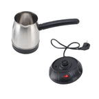 500ml Stainless Steel Electric Turkish Coffee Maker Pot with Long Removable Handle for Tea And Milk