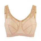 Womens Wireless Lace Minimizer Bra Wide Straps Thin Bras Non Padded Plus Size Adjustable Underwea 80 85 90 95 100 105B C D E F G