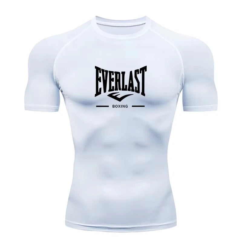 New Men's Compression Running T-Shirt Short Sleeve Gym Fitness Workout Sportswear ZY00139