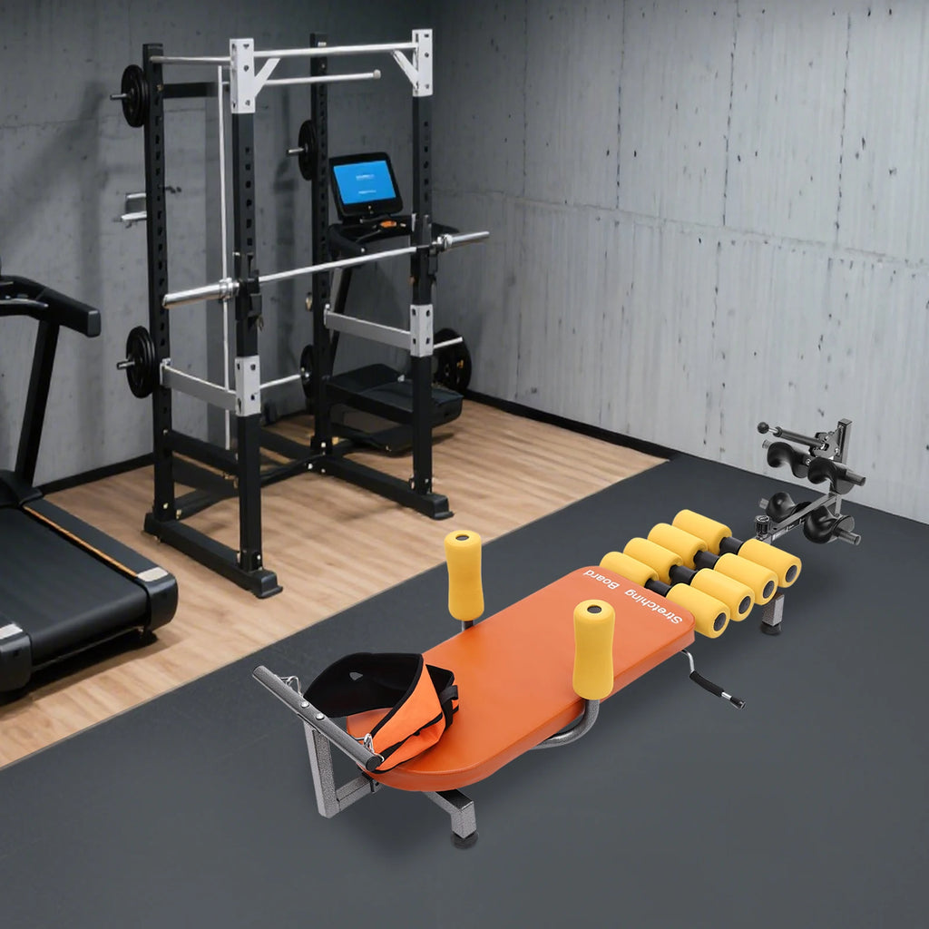 Training Bench Back Adjustable Stretch Bench Neck Stretcher for Tension Relief Portable Spine Stretching Device