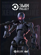 SHEIK MAINLAND 3MIN PROJECT A 3.75inch Super Movable Humanoid Body Strong Attack Alien Figure Assembly Model Toy Collection Gift